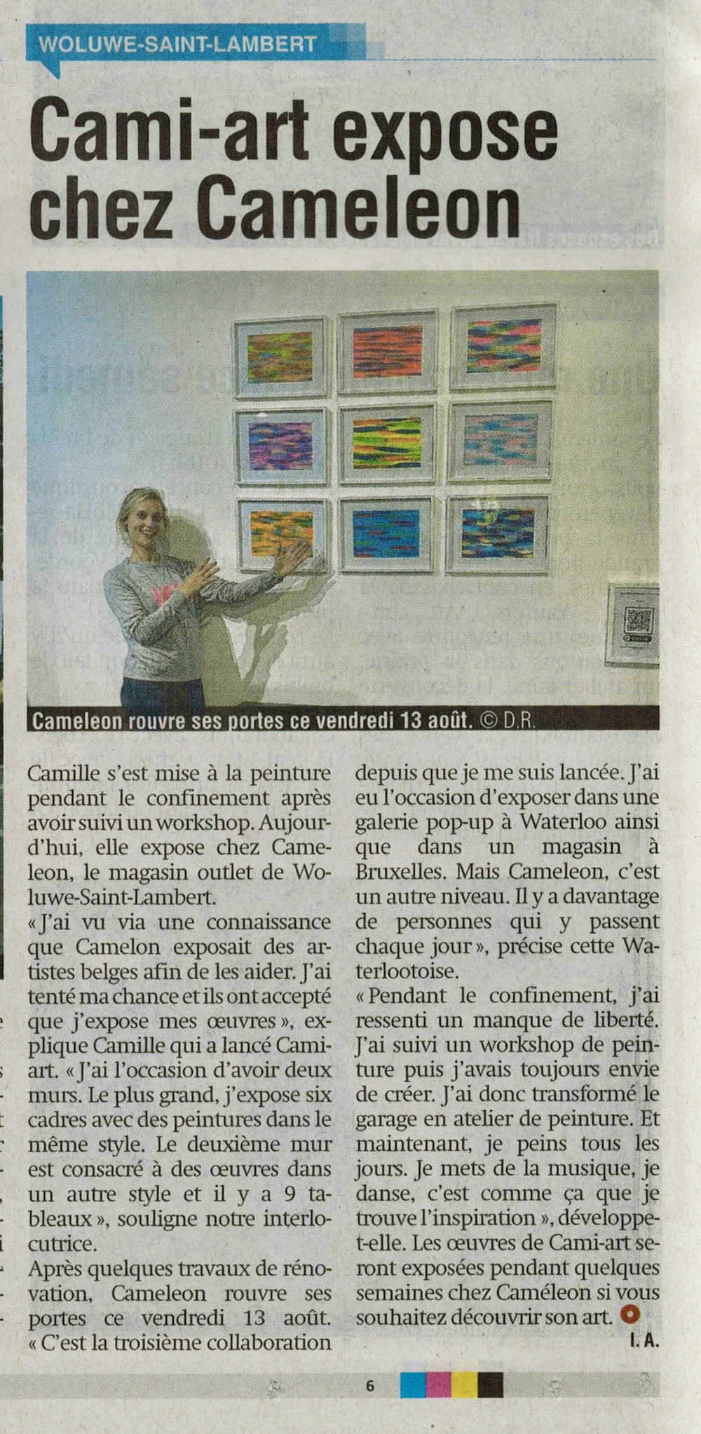 Cami-Art chez Caméléon